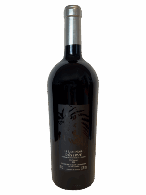 Bouteille de vin rouge Le Lion Noir Réserve AOC VS 2022 en format magnum 150 cl