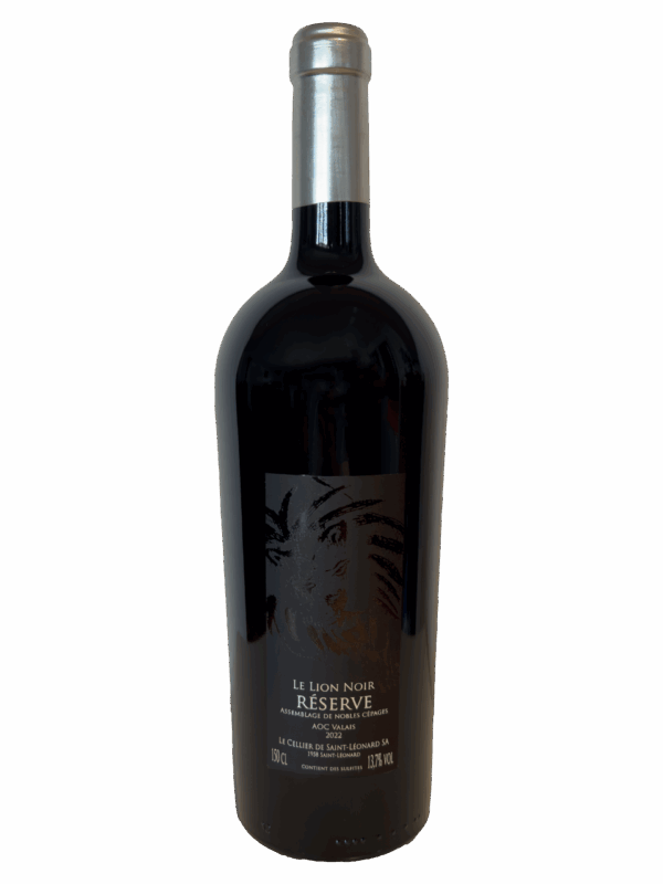 Bouteille de vin rouge Le Lion Noir Réserve AOC VS 2022 en format magnum 150 cl